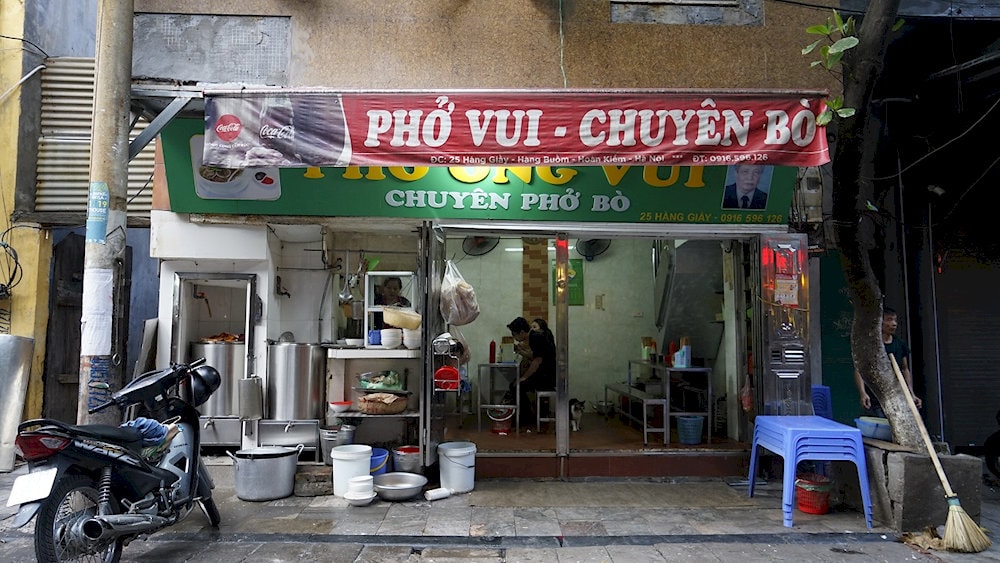 This modern take on traditional pho impresses with clean flavors and generous beef portions